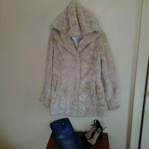 Pamela McCoy Faux Fur Coat